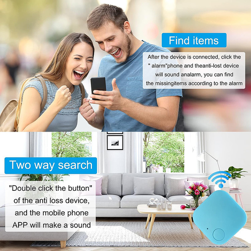 DeemVed Bluetooth Anti-Lost Tracker Smart Key Finder Locator for Keys Wallet Bags Pets