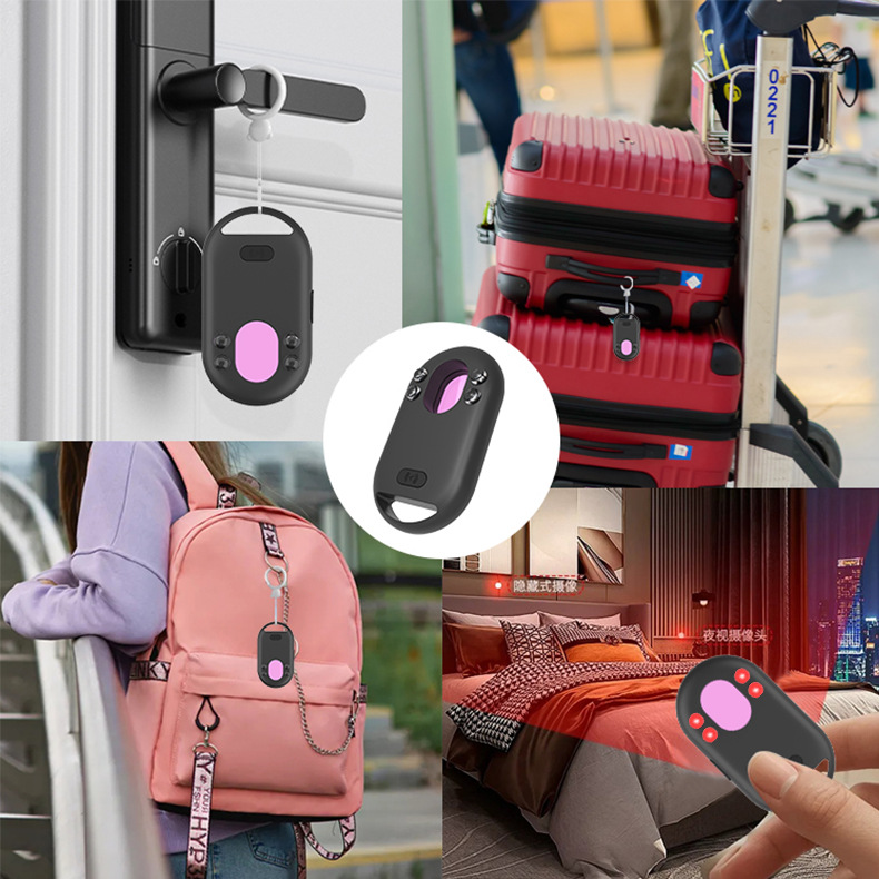 DEEMVED Find My Tag for Apple Find My Network, Wireless Bluetooth Item Locator with Hidden Camera Detection - Anti-Lost Tracker for Keys, Wallet, Luggage, Backpack & Electronics